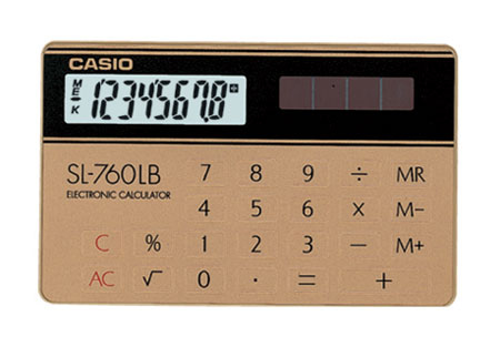 ماشین حساب جیبی  کاسیو SL-760-LB
