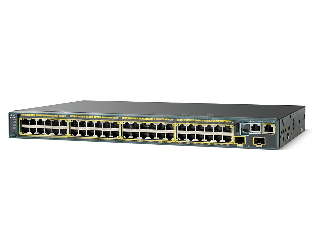 سوئیچ شبکه سیسکو مدل WS-C2960S-48TD-L