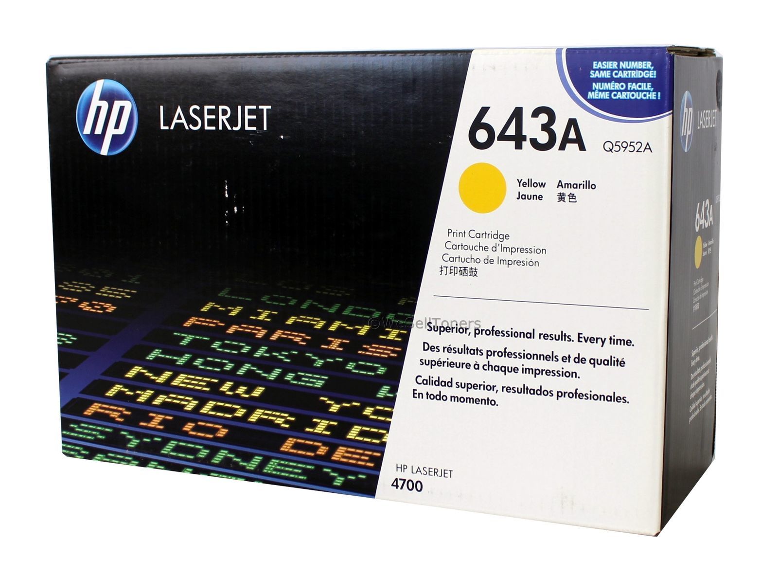 کارتریج لیزری اچ پی 643A-Q5952A زرد