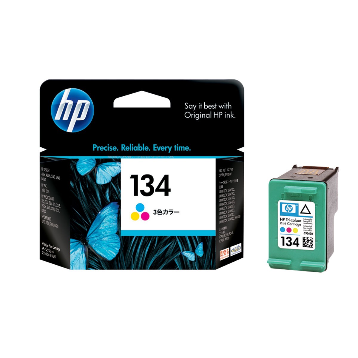 کارتریج جوهرافشان  اچ پی مدل HP Tri- colour  Ink 134 - C9363HE