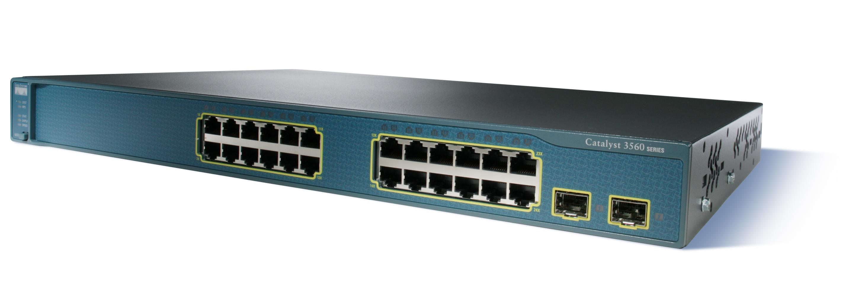 سوئیچ شبکه سیسکو WS-C3560G-24TS-S