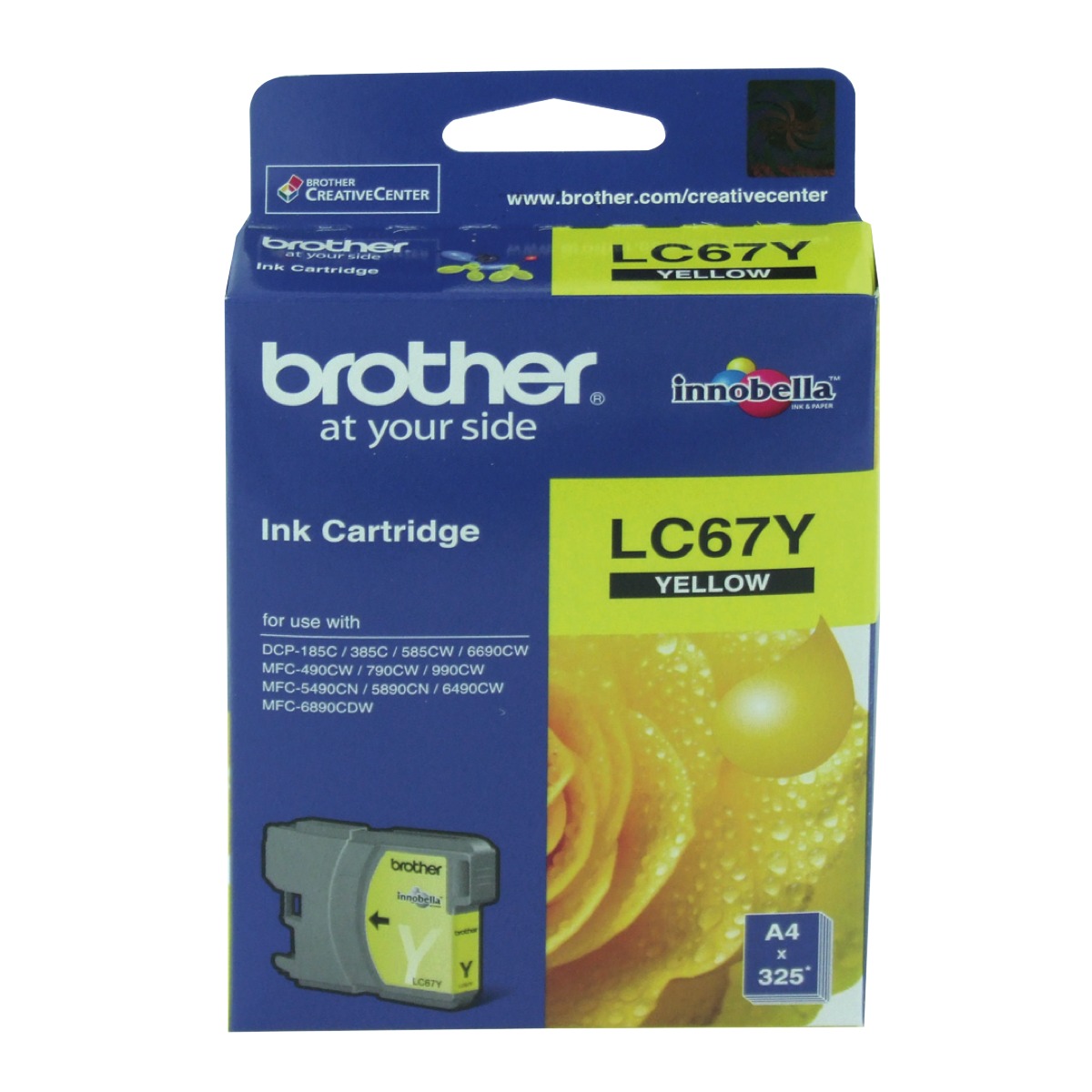 کارتریج جوهر افشان آبی  برادر LC67 C