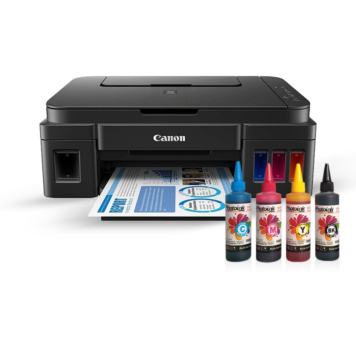 پرینتر جوهرافشان سه کاره کانن PIXMA-G3400