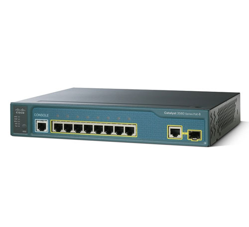 سوئیچ شبکه سیسکو WS-C3560-8PC-S