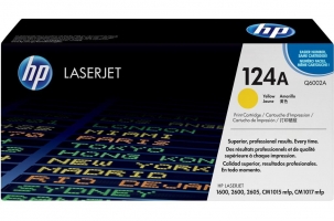 کارتریج لیزری رنگی اچ پی مدل HP  Yellow 124A - Q6002A