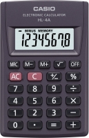 ماشین حساب جیبی کاسیو HL-4W‎